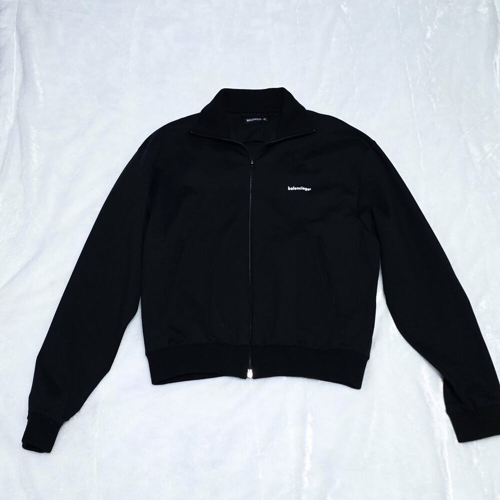 Balenciaga Archetype Zip-Up Track Jacket Black | Sizes 48(M) & 50(L)